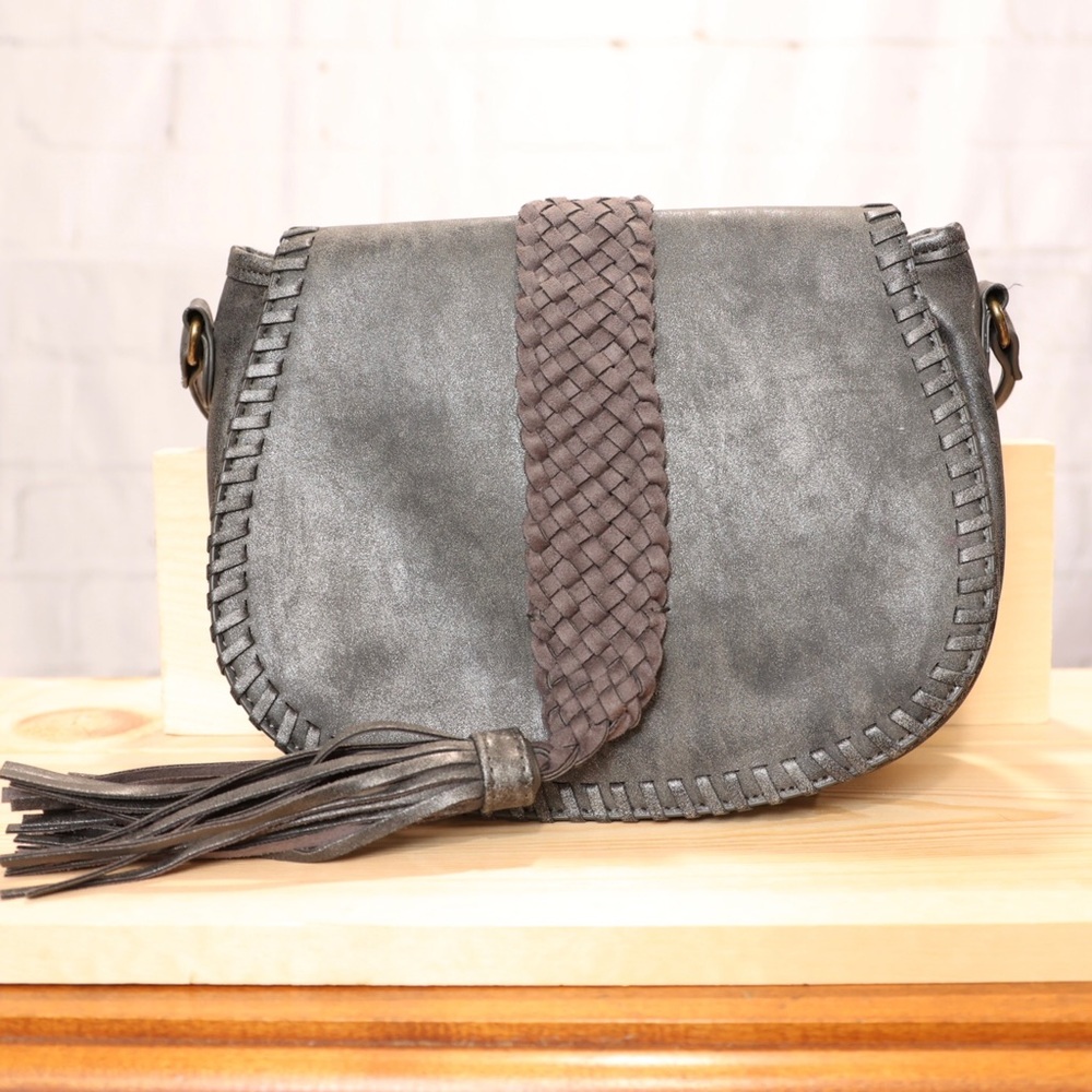 STEVEN by STEVE MADDEN York saddle crossbody NWOT